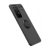Durukar®  Huawei P40 Pro Kılıf Range Yüzüklü Silikon - Siyah