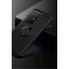 Durukar®  Huawei P40 Pro Kılıf Range Yüzüklü Silikon - Siyah