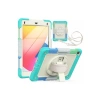 Durukar®  iPad 5 Air 9.7 Kılıf Tablet Rainbow Kapak - Turkuaz