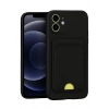 Mey İthalat®  iPhone 11 Kılıf Kelvin Kartvizitli Silikon - Siyah