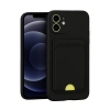 Mey İthalat®  iPhone 11 Kılıf Kelvin Kartvizitli Silikon - Siyah