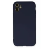 Durukar®  iPhone 11 Kılıf Nano içi Kadife Silikon - Lacivert