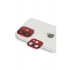 Durukar®  iPhone 11 Pers Alüminyum Kamera Lens - Kırmızı