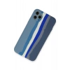 Durukar®  iPhone 11 Pro Kılıf Ebruli Lansman Silikon - Mavi-Gri