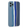 Durukar®  iPhone 11 Pro Kılıf Ebruli Lansman Silikon - Mavi-Gri