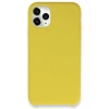 Mey İthalat®  iPhone 11 Pro Kılıf Lansman Legant Silikon - Sarı