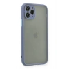 Durukar®  iPhone 11 Pro Kılıf Montreal Silikon Kapak - Gri