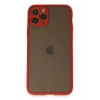 Durukar®  iPhone 11 Pro Kılıf Montreal Silikon Kapak - Kırmızı
