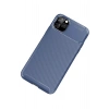 Durukar®  iPhone 11 Pro Max Kılıf Auto Focus Karbon Kapak - Lacivert
