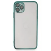 Durukar®  iPhone 11 Pro Max Kılıf  Lensli Silikon - Yeşil