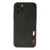Durukar®  iPhone 11 Pro Max Kılıf Loop Deri Silikon - Siyah