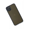Durukar®  iPhone 11 Pro Max Kılıf Montreal Silikon Kapak - Lacivert