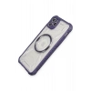 Durukar®  iPhone 11 Pro Max Kılıf Prag Magneticsafe Kapak - Derin Mor