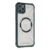 Durukar®  iPhone 11 Pro Max Kılıf Prag Magneticsafe Kapak - Koyu Yeşil