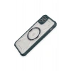 Durukar®  iPhone 11 Pro Max Kılıf Prag Magneticsafe Kapak - Koyu Yeşil