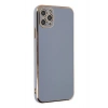 Durukar®  iPhone 11 Pro Max Kılıf Volet Silikon - Mavi