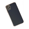 Durukar®  iPhone 11 Pro Max Kılıf Volet Silikon - Siyah