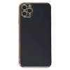 Durukar®  iPhone 11 Pro Max Kılıf Volet Silikon - Siyah