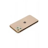 Mey İthalat®  iPhone 11 Pro Max Renkli Kamera Lens Koruma Cam - Sarı-Turuncu