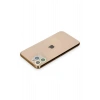 Mey İthalat®  iPhone 11 Pro Max Renkli Kamera Lens Koruma Cam - Yeşil-Sarı