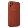 Durukar®  iPhone 12 Kılıf Coco Deri Standlı Kapak - Fuşya