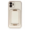 Durukar®  iPhone 12 Kılıf Coco Elit Kapak - Beyaz