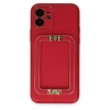 Durukar®  iPhone 12 Kılıf Coco Elit Kapak - Kırmızı