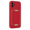 Durukar®  iPhone 12 Kılıf Coco Elit Kapak - Kırmızı