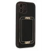 Durukar®  iPhone 12 Kılıf Coco Elit Kapak - Siyah