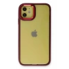 Mey İthalat®  iPhone 12 Kılıf Dora Kapak - Kırmızı