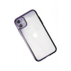 Durukar®  iPhone 12 Kılıf Element Silikon - Mor