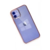 Mey İthalat®  iPhone 12 Kılıf Element Silikon - Pembe