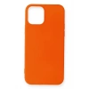 Durukar®  iPhone 12 Mini Kılıf First Silikon - Turuncu