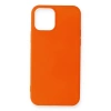 Durukar®  iPhone 12 Mini Kılıf First Silikon - Turuncu