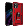 Durukar®  iPhone 12 Mini Kılıf Sofya Yüzüklü Silikon Kapak - Kırmızı