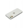 Mey İthalat®  iPhone 12 Mini Renkli Kamera Lens Koruma Cam - Turuncu-Yeşil