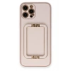 Durukar®  iPhone 12 Pro Kılıf Coco Elit Kapak - Pudra