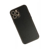Durukar®  iPhone 12 Pro Kılıf Coco Karbon Silikon - Siyah