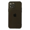 Mey İthalat®  iPhone 12 Pro Kılıf Fly Lens Silikon - Siyah