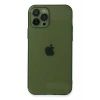 Mey İthalat®  iPhone 12 Pro Kılıf Fly Lens Silikon - Yeşil