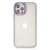 Durukar®  iPhone 12 Pro Max Kılıf Dora Kapak - Lila