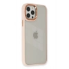 Durukar®  iPhone 12 Pro Max Kılıf Dora Kapak - Pudra