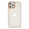 Durukar®  iPhone 12 Pro Max Kılıf Dora Kapak - Pudra
