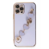 Mey İthalat®  iPhone 12 Pro Max Kılıf Esila Silikon - Lila