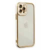 Durukar®  iPhone 12 Pro Max Kılıf Liva Lens Silikon - Beyaz