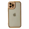 Durukar®  iPhone 12 Pro Max Kılıf Liva Lens Silikon - Rose
