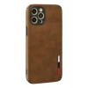 Durukar®  iPhone 12 Pro Max Kılıf Loop Deri Silikon - Kahverengi