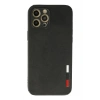 Durukar®  iPhone 12 Pro Max Kılıf Loop Deri Silikon - Siyah