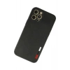 Durukar®  iPhone 12 Pro Max Kılıf Loop Deri Silikon - Siyah