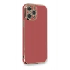 Durukar®  iPhone 12 Pro Max Kılıf Volet Silikon - Kırmızı